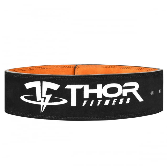 Thor Fitness Tyndtløfterbælte i Læder – Lever Buckle, Sort