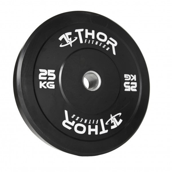 Thor Fitness Bumperplates i sort