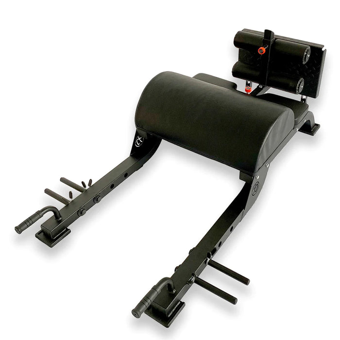 FLOOR GLUTE HAM DEVELOPER/HIP THRUST MACHINE kombineret med elastikker