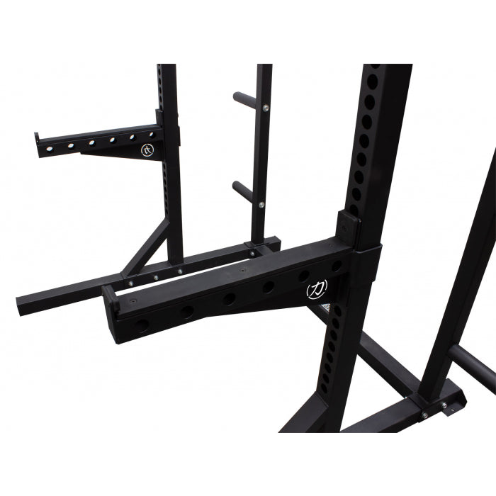 Half Rack med pull-up bar, safetyarms vægtskive holdere