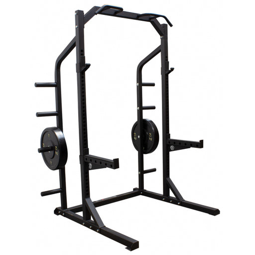 Half Rack med pull-up bar, safetyarms vægtskive holdere