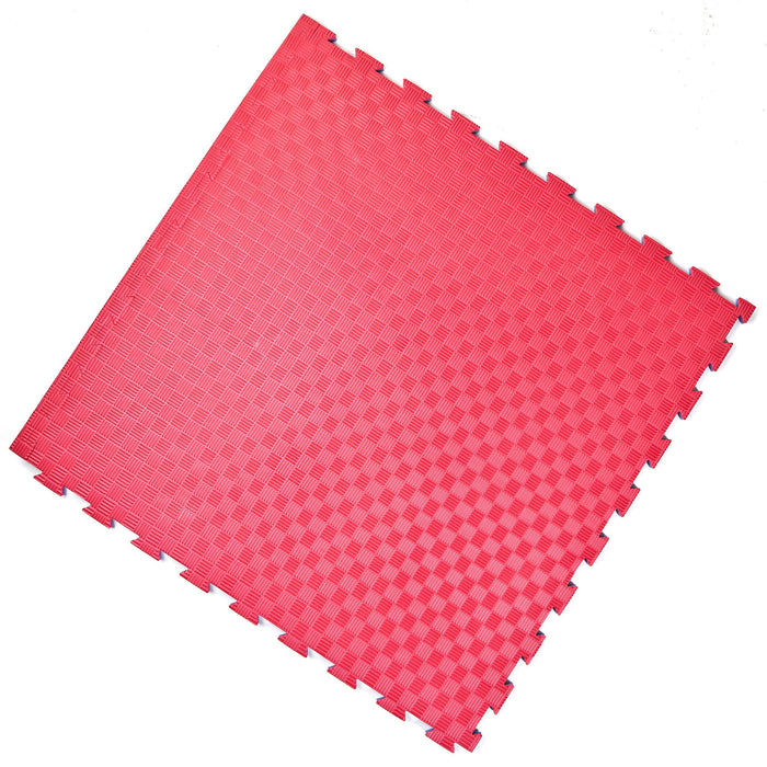 Puzzle Gulv 25mm Medium Blue/Red