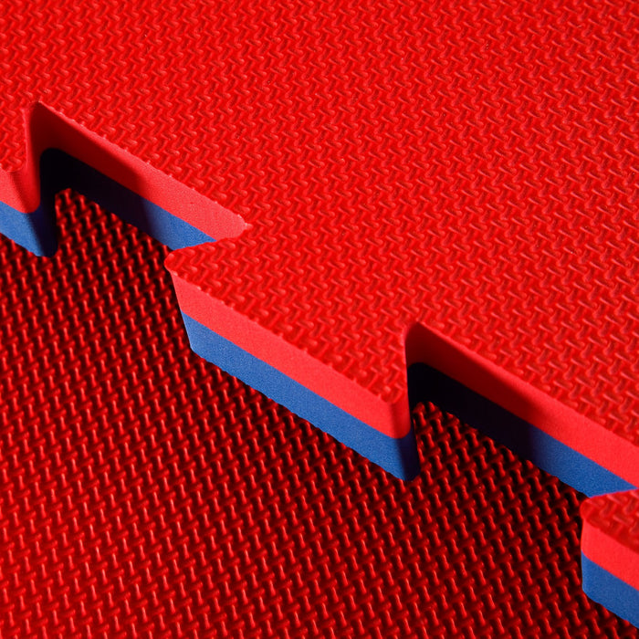 Puzzle Gulv 40mm Medium Red/Blue