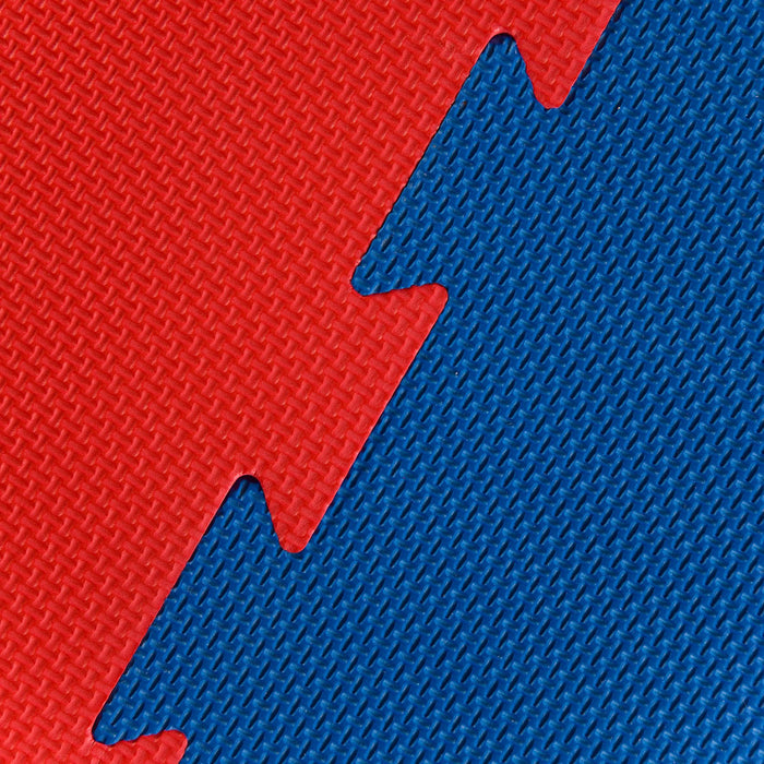 Puzzle Gulv 40mm Medium Red/Blue