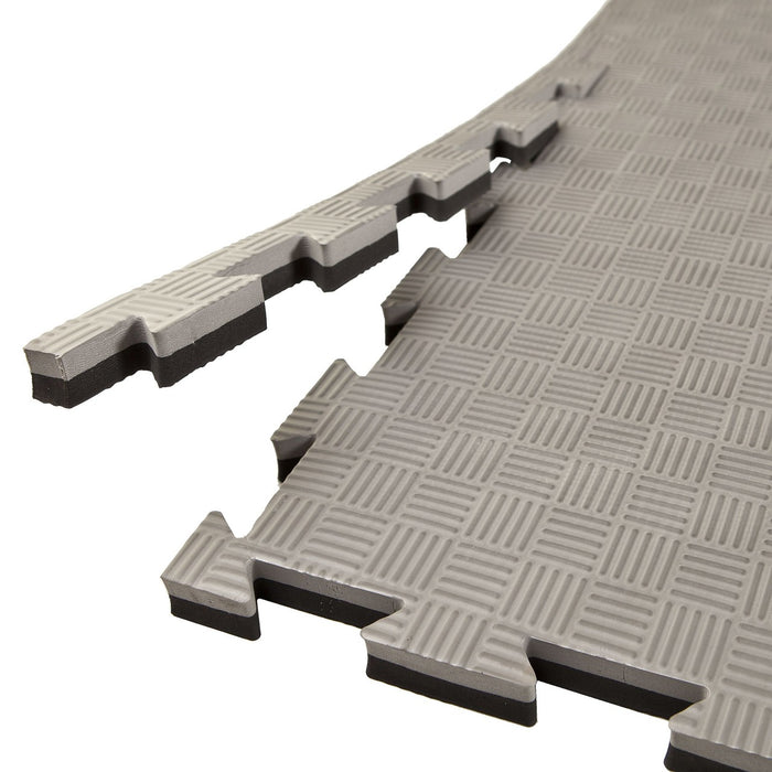 Puzzle Gulv i skum 25mm Medium Black/Grey