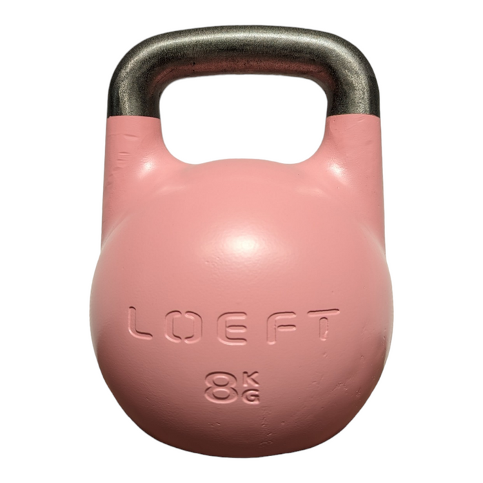 LOEFT Pink Competition Kettlebell - 8 kg