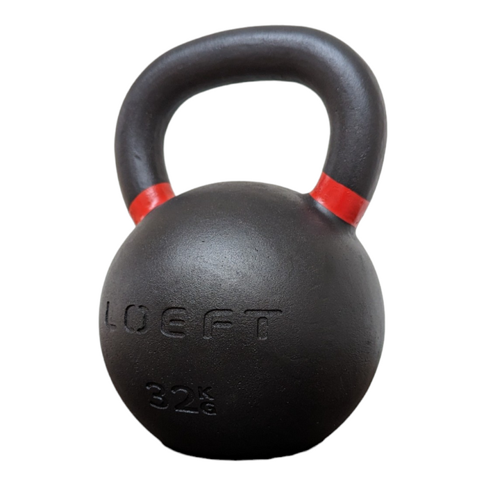 LOEFT Classic Steel sort Kettlebell - 32 kg