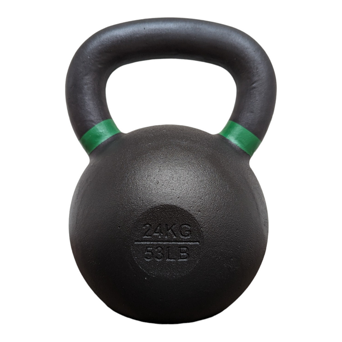 LOEFT Classic Steel sort Kettlebell - 24 kg. Støbejerns kettlebell