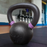 LOEFT Classic Steel sort Kettlebell - 10 kg. Støbejerns kettlebell 