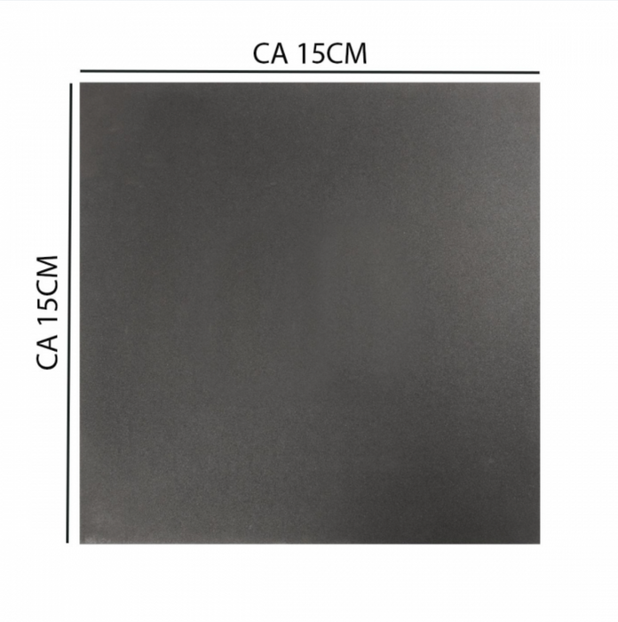 Vareprøve – Sort Gummigulv 30 mm, C1X-overflade (ca. 15 x 15 cm)