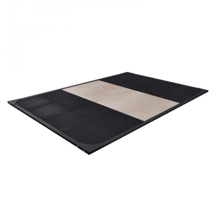 Løfteplatform 300x200 cm – Med kraftig polywood og 30 mm gummimåtter