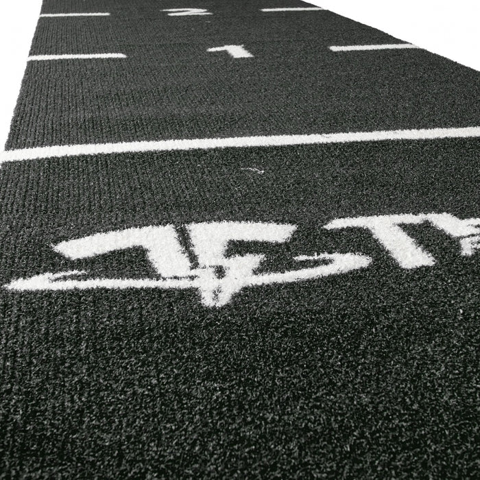 Kunstgræs / Turf 2 x 12 m Sort med påmalede afstande