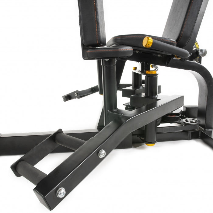 TF Exclusive WS, ADDUCTOR / ABDUCTOR COMBO er en træningsmaskine, som træner inderlårsmuskler og ydre hoftemuskler