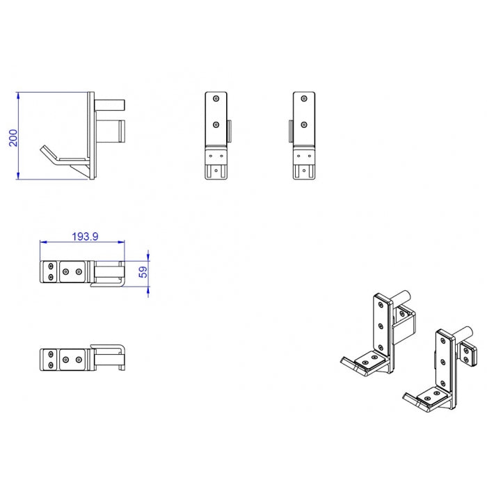 TF R1 Roller J-Hooks