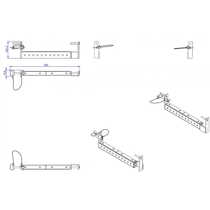 TF R2 Flip Down Safety Arm 60