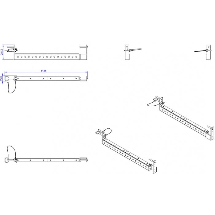 TF R2 Flip Down Safety Arm 90