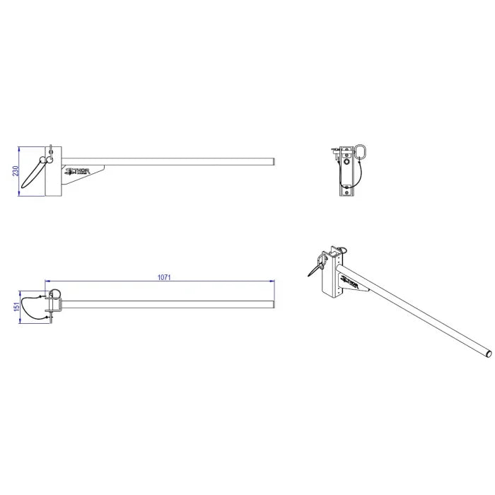 TF R2 Moveable Pullup Bar