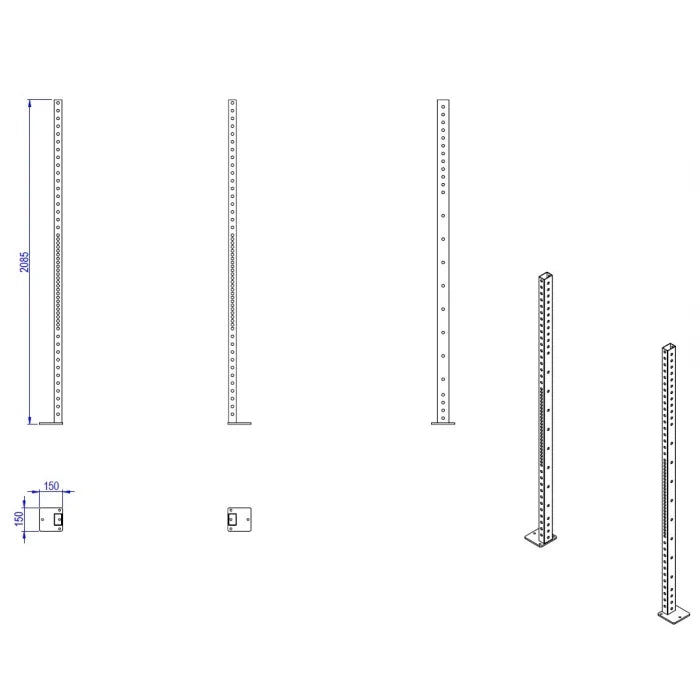 TF R2 Power Rack 210 cm