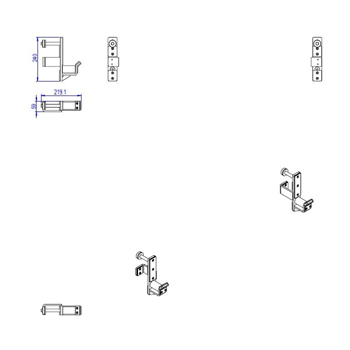 TF R2 Roller J-Hooks