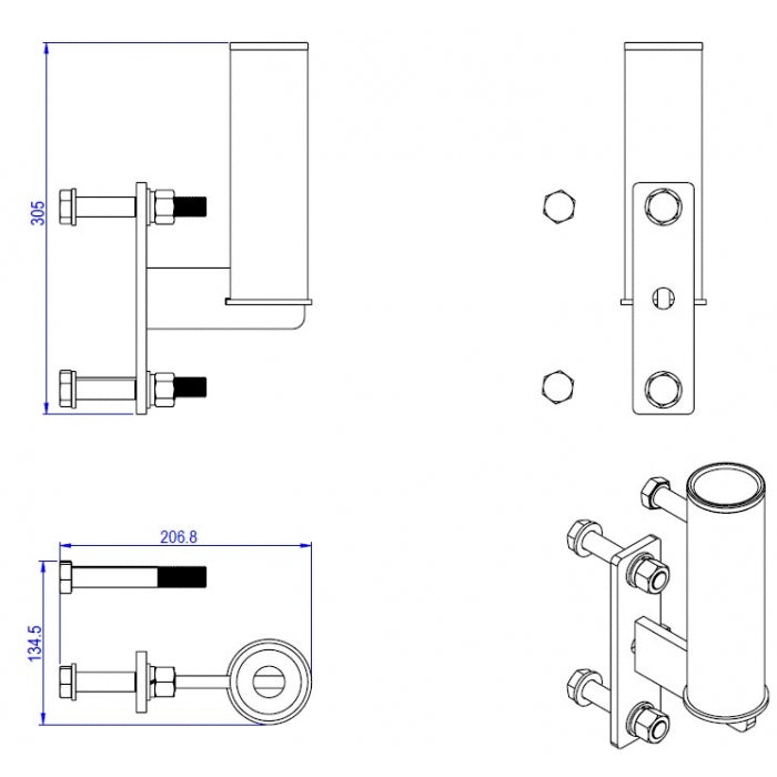 TF R2 Vertical Barbell Holder