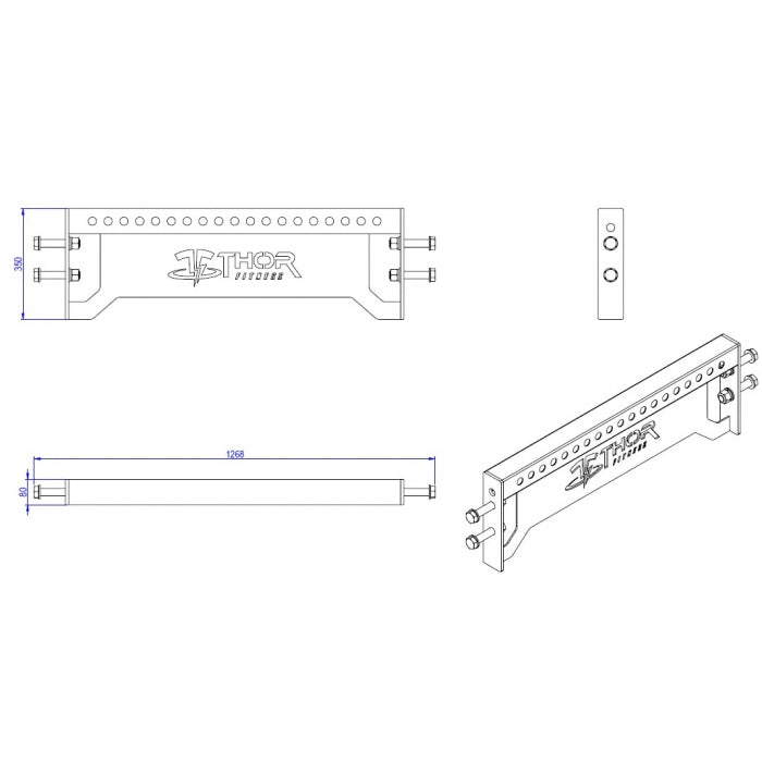 TF RX Power Rack 250 cm