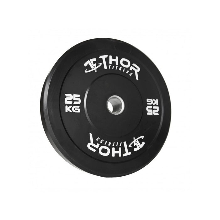 Home Gym pakke | Sorte bumper plates + Chrome vægtstang | LOEFT | THOR FITNESS | 100-200KG