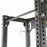 Thor Fitness Gravis Half Rack, solidt half rack med safety spotter arms og pull up bar. Derudover er der pinde til at spænde elastikker fast, samt opbevaring til vægtskiver.