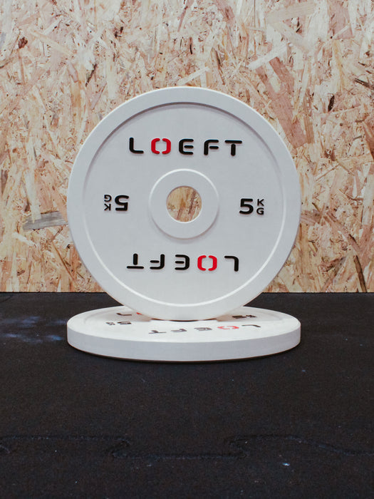 50mm Fractional plates i farve - vægtskive 5 kg