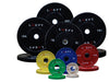 Sorte bumper plates - vægtskive pakke - LOEFT 