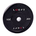 Sorte bumper plates 20kg, olympiske vægtskiver til styrketræning - LOEFT