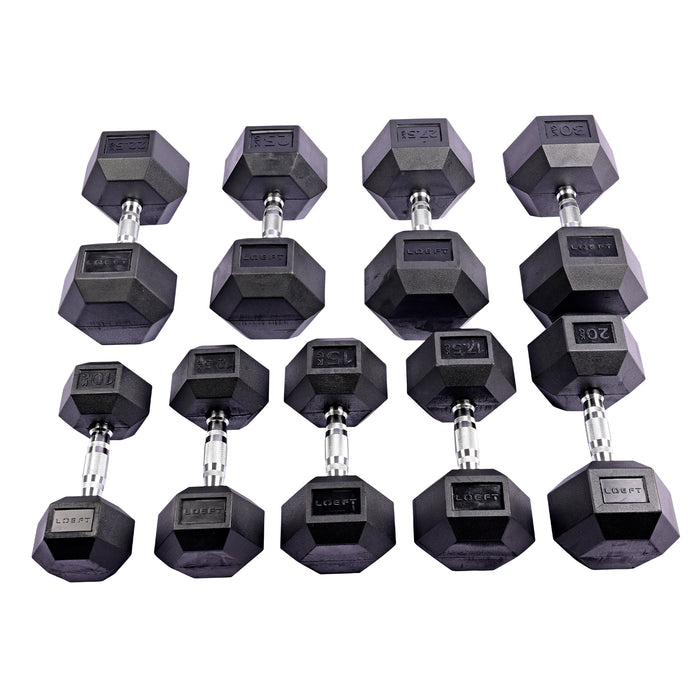 Hexagon Dumbells 10-30kg - Hex DB