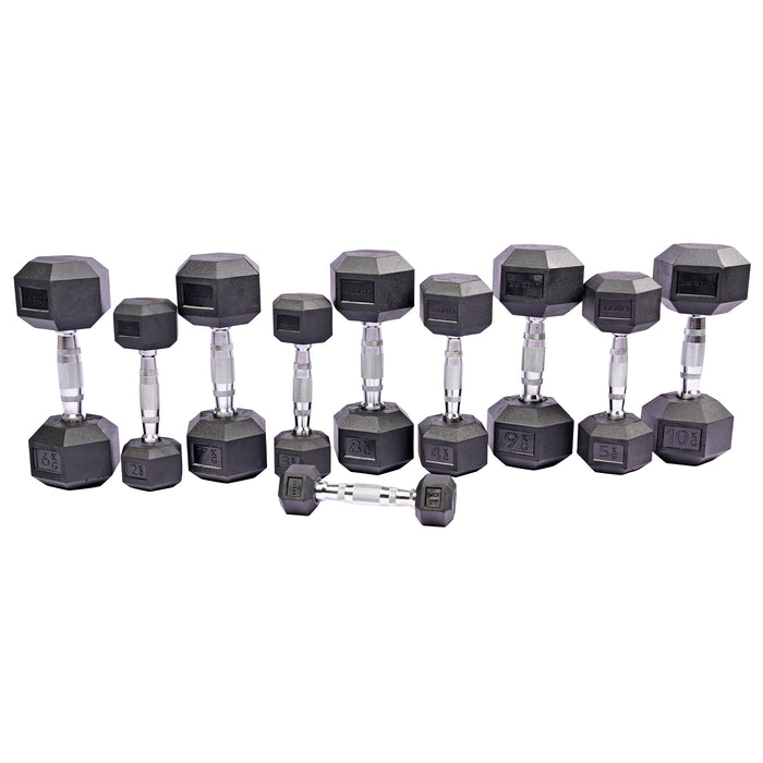 Hexagon Dumbells 1-10kg - Hex DB